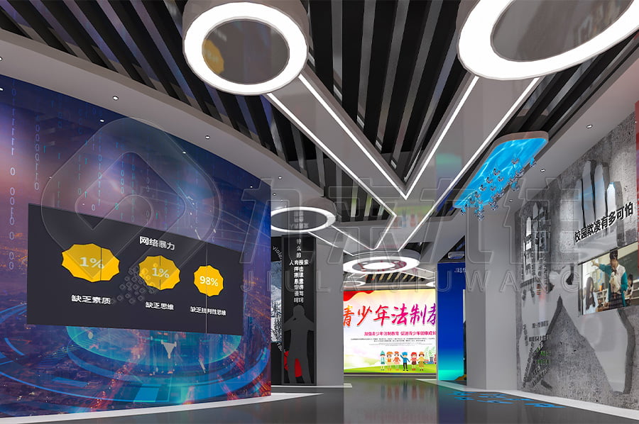 法制展館，法治文化教育展館方案策劃公司，政法委法治教育展館設(shè)計(jì)圖片